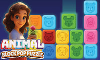 Animal Block Pop Puzzle